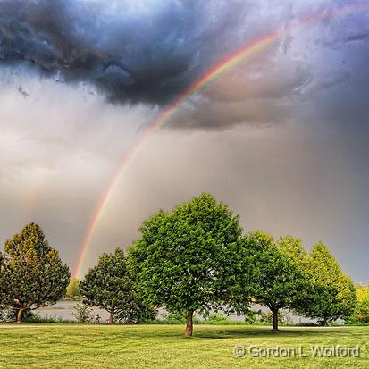 Evening Rainbow_00571.jpg - Photographed at Smiths Falls, Ontario, Canada.